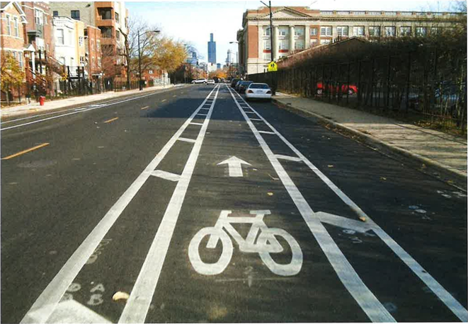 Buffered Bike Lane